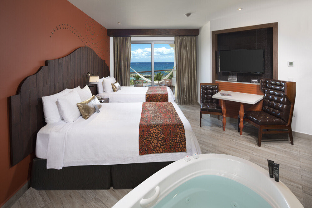 Deluxe vista parcial al mar