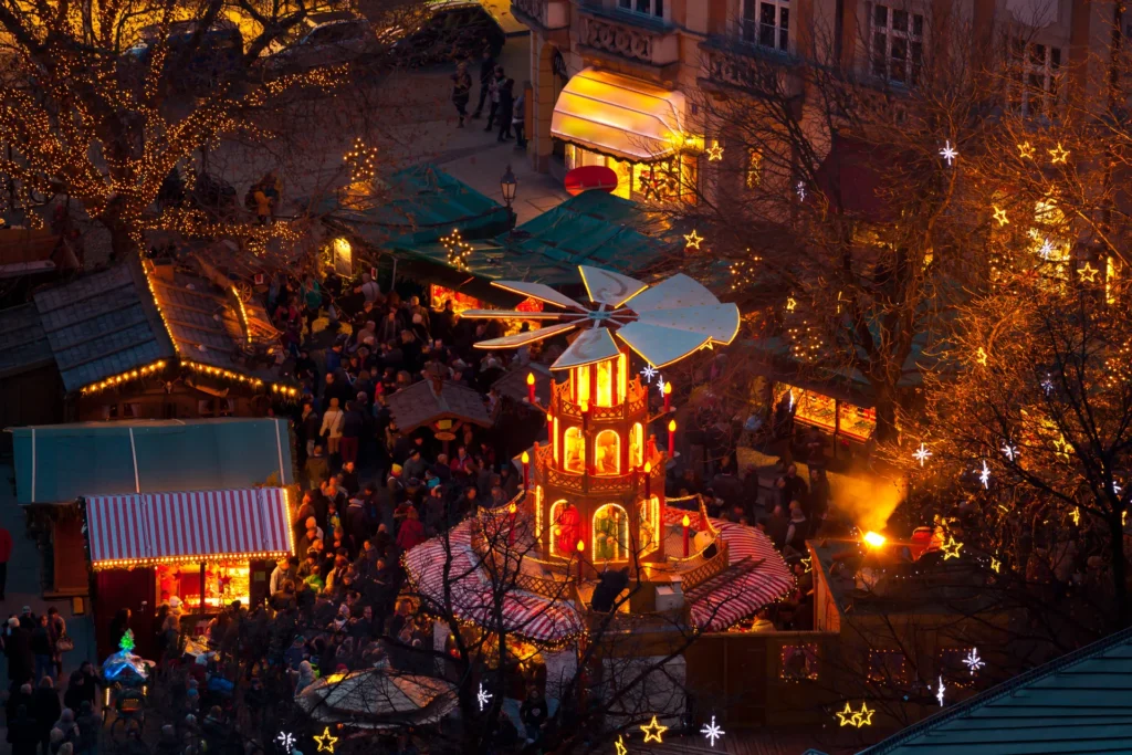 Carrusel navideño de Munich